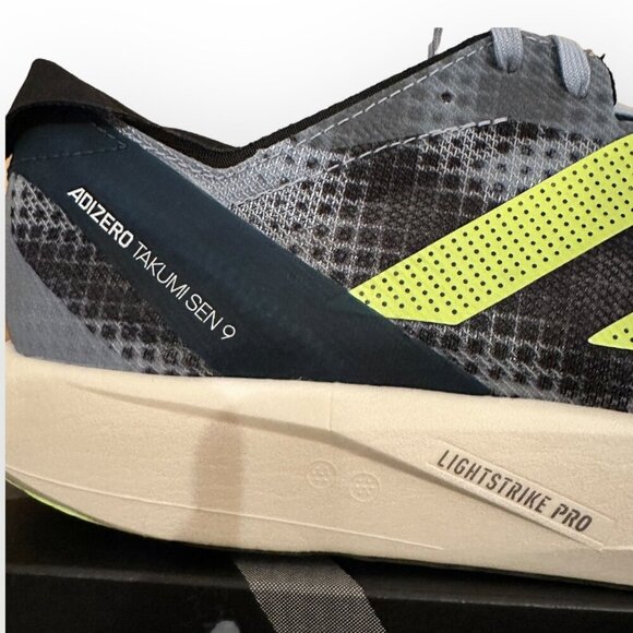 Adidas Adidas Adizero Takumi Sen 9 Running Sneaker Style IG3133 Mens Size 10 US - Picture 6 of 16